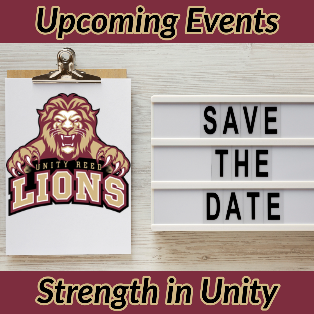 message board saying save the date in block letters